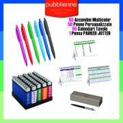 50 Calendari da Tavolo, 50 Penne, 50 Accendini, 1 Penna Parker1